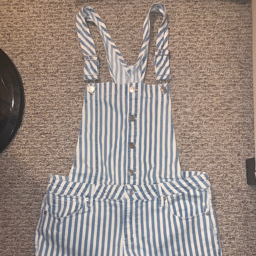 Denim overalls